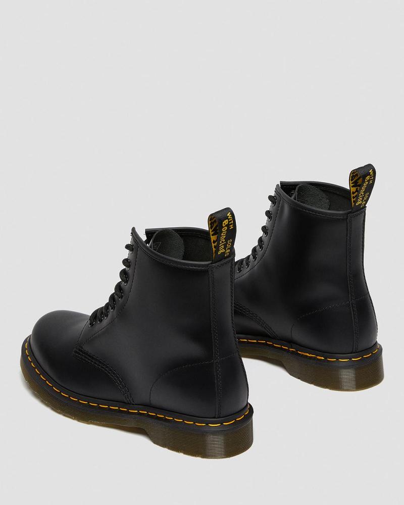 Dr Martens 1460 Smooth Læder Snørestøvler Dame Sort | DK 209SGL